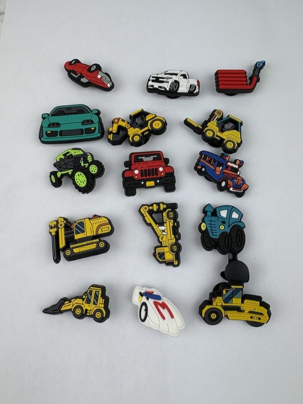 15 Construction  Shoes Charms For Crocs Trucks Cars Heavy Equipment Boys Vehicle